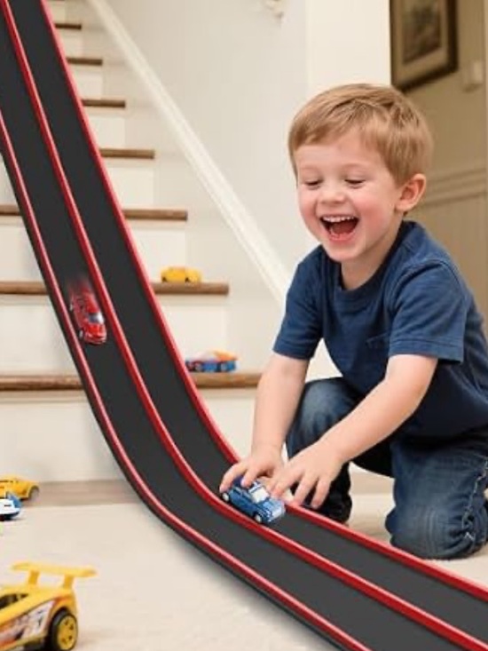Other - Kids Dual-Lane Flexible Race Track Ramp Toy - NEW